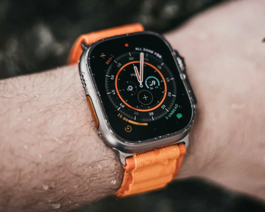 Wet Apple Watch Ultra